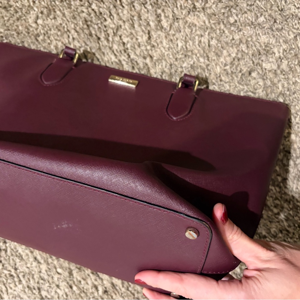 Kate Spade Deep Purple Tote Bag - Picture 7 of 11